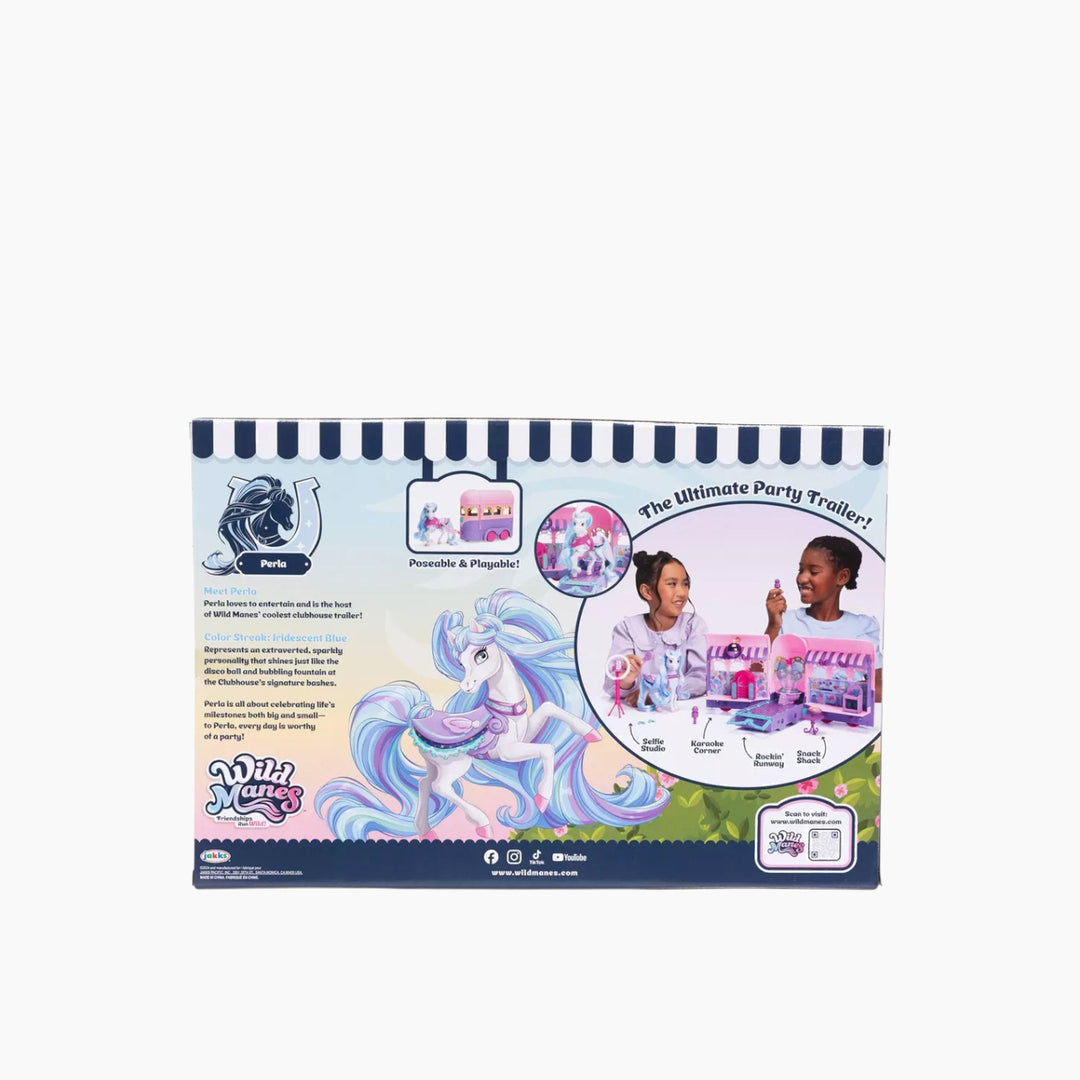 Spin Master Wild Manes Perla Clubhouse Trailer Playset - 45.09 X 13.46 X 30.48 Cm