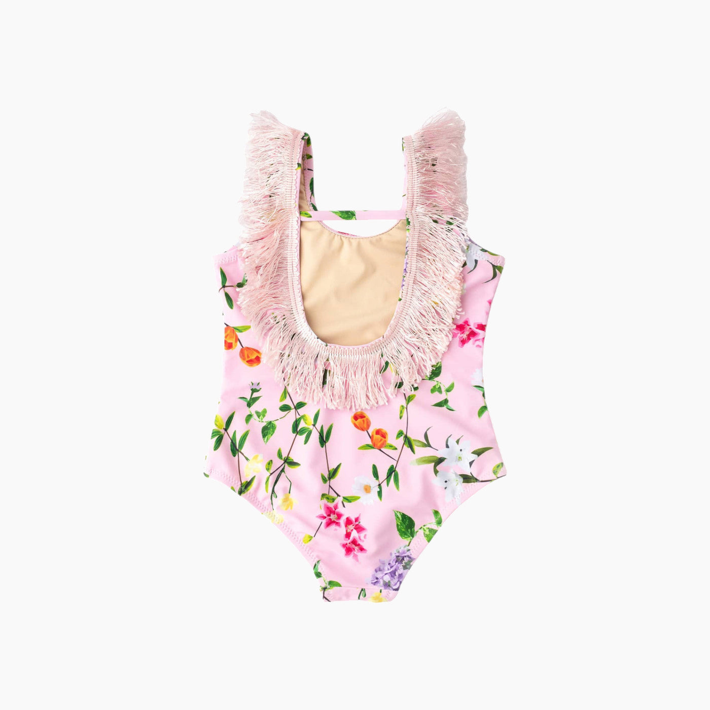 Shade Critters Wildflowers Fringe Back Swimsuit - HUNA