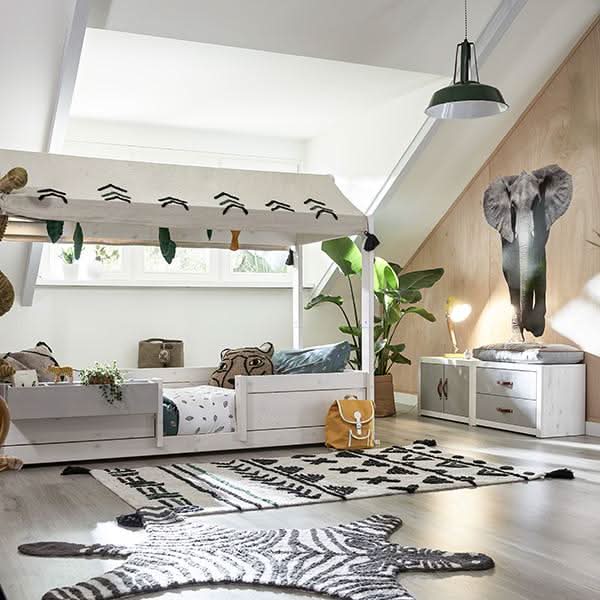 Lifetime Kidsrooms Sebra Wildlife Rug