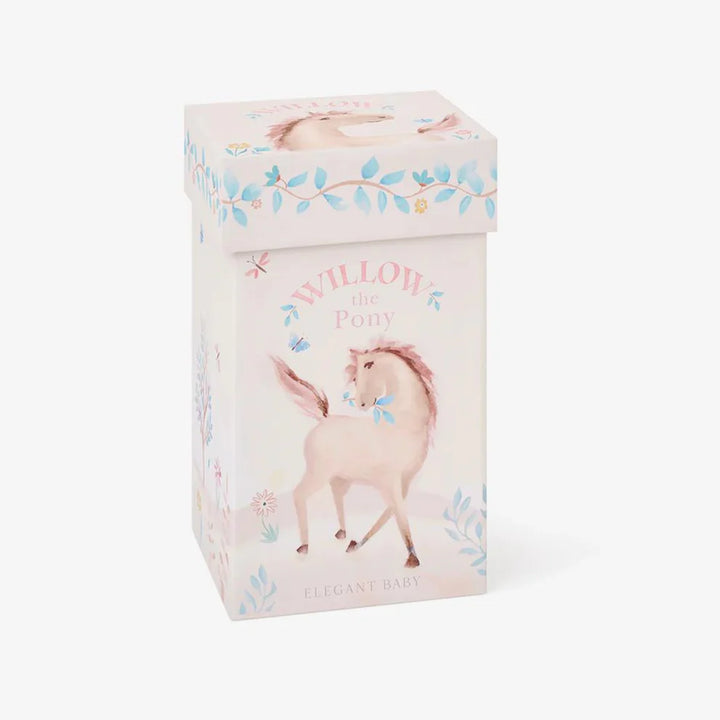 Elegant Baby Willow The Linen Toy Pony Boxed - HUNA