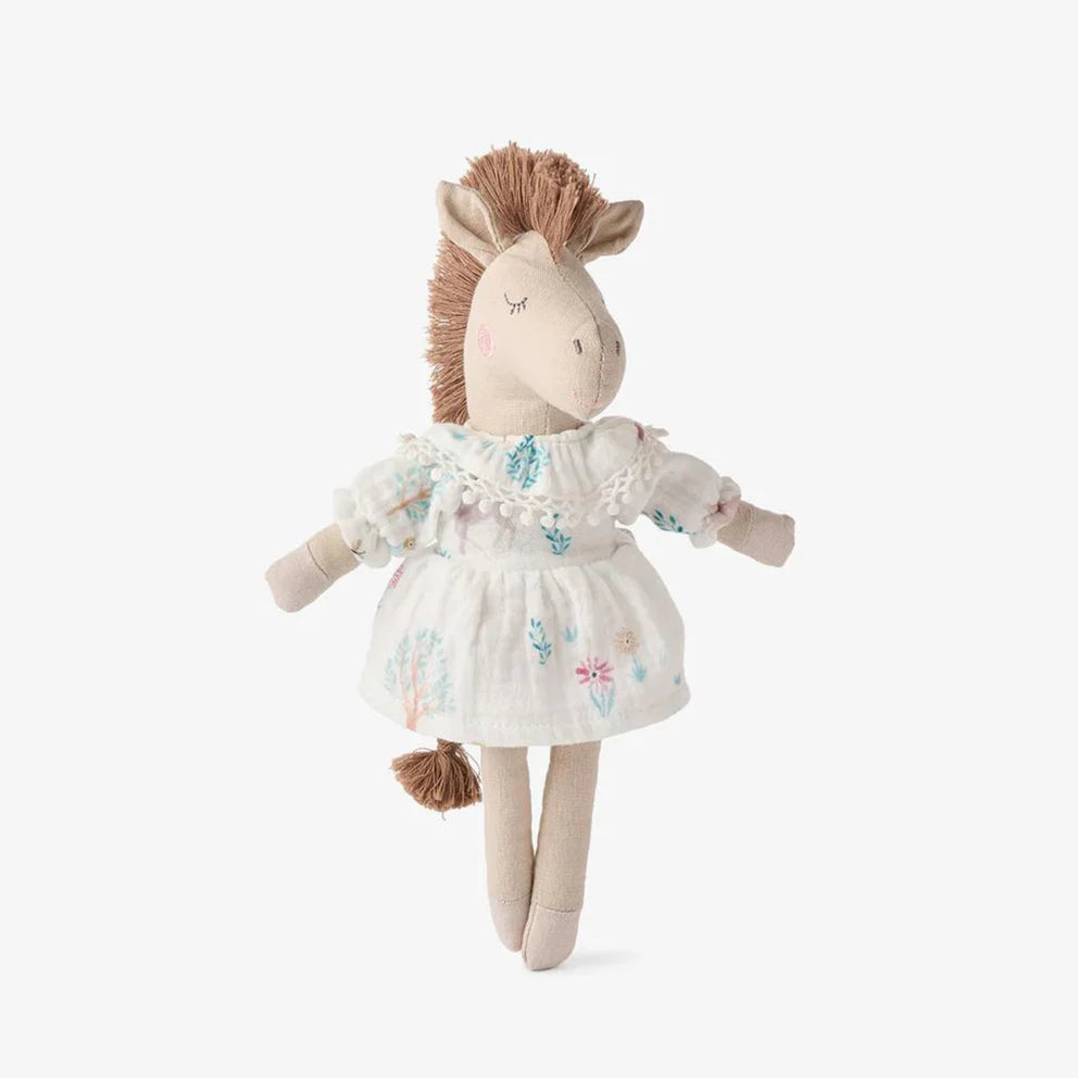Elegant Baby Willow The Linen Toy Pony Boxed - HUNA