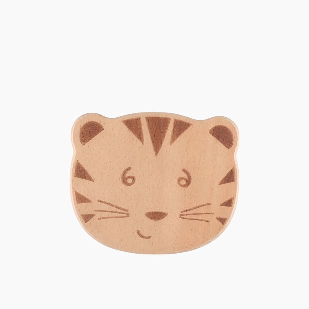 Bebe Confort Wooden Tiger Rattle - HUNA