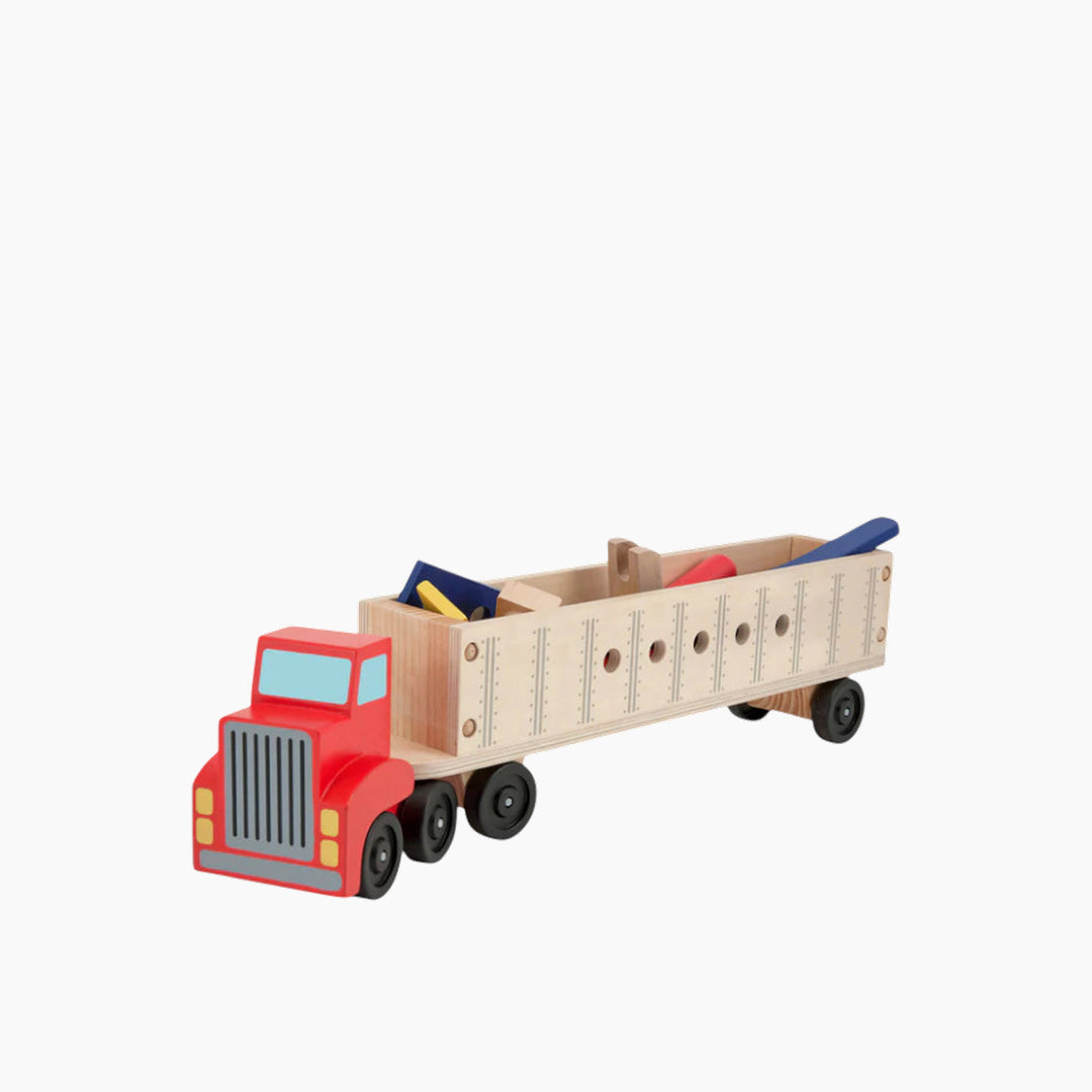 Melissa &amp; Doug Wooden Big Rig Building Set