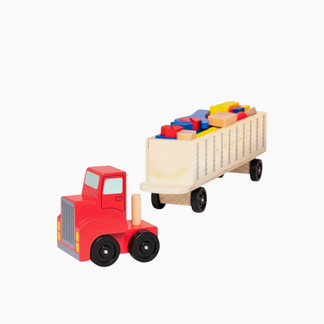 Melissa &amp; Doug Wooden Big Rig Building Set