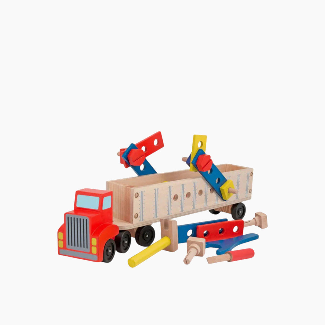 Melissa &amp; Doug Wooden Big Rig Building Set