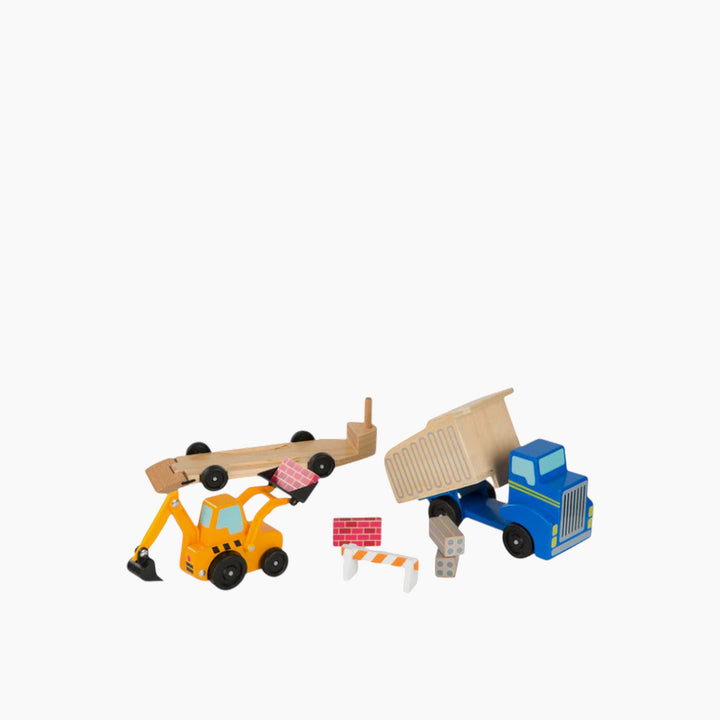 Melissa &amp; Doug Wooden Dump Truck &amp; Loader