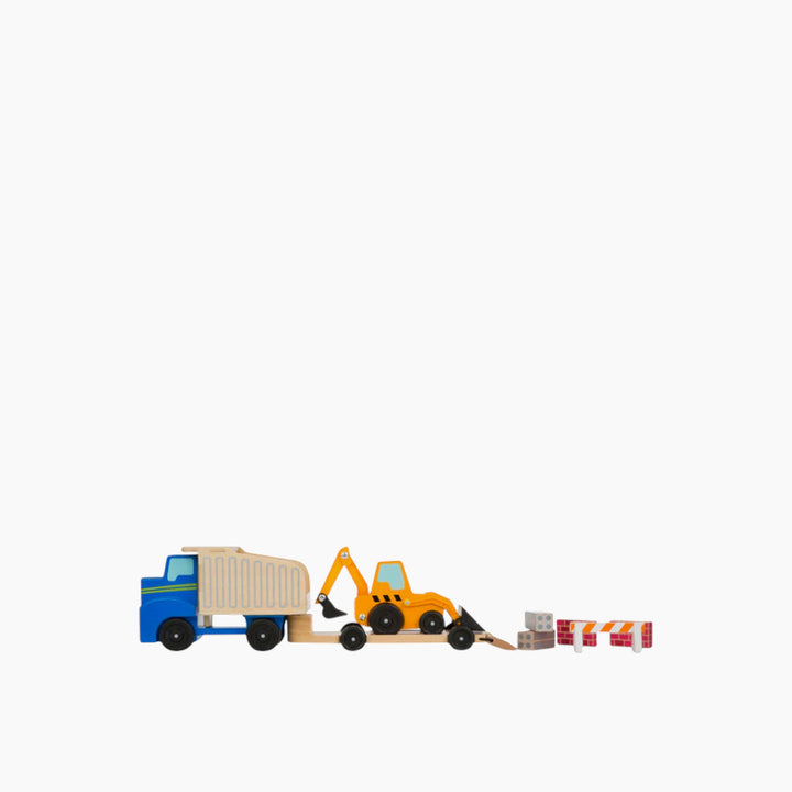 Melissa &amp; Doug Wooden Dump Truck &amp; Loader