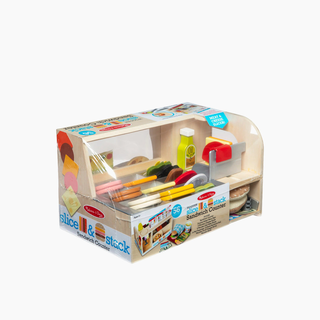 Melissa &amp; Doug Wooden Sandwich Counter - HUNA