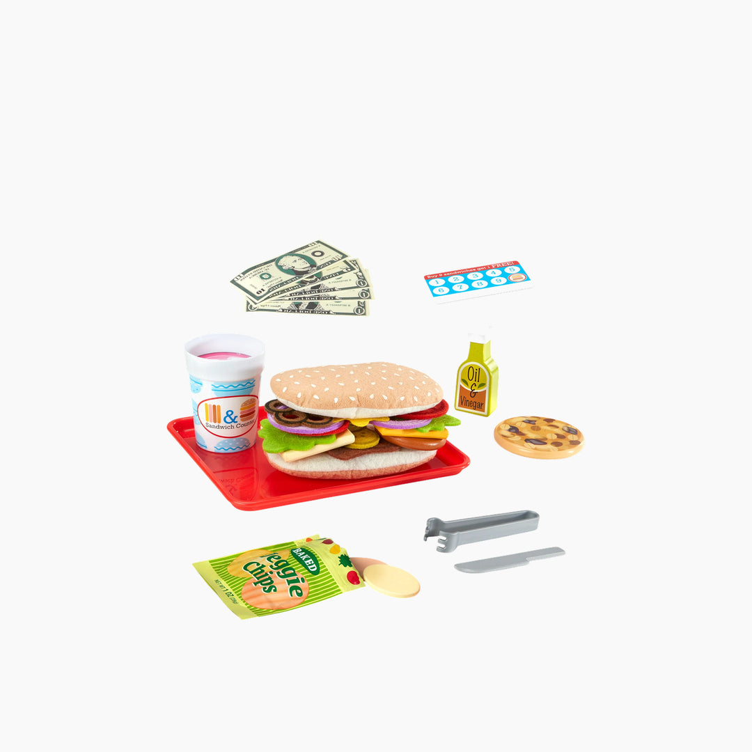 Melissa &amp; Doug Wooden Sandwich Counter - HUNA