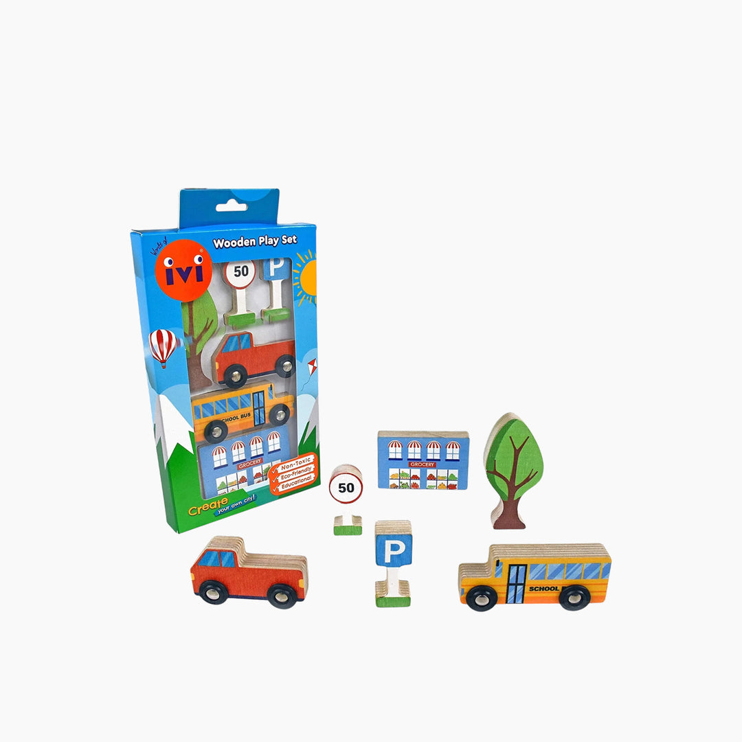 Ivi World Wooden Playset