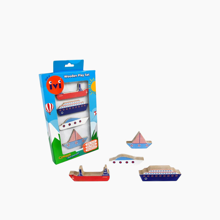 Ivi World Wooden Playset
