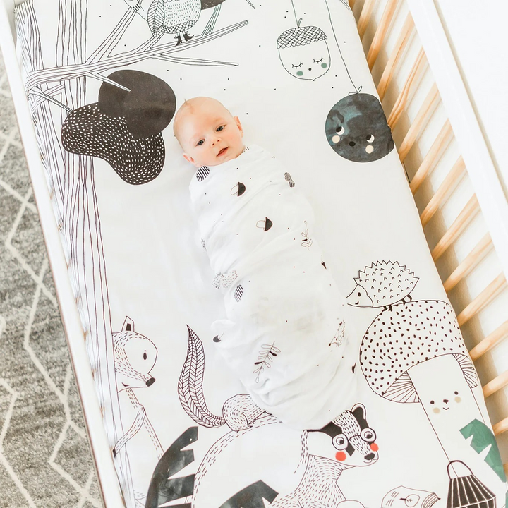 Rookie Humans Crib Fitted Sheet