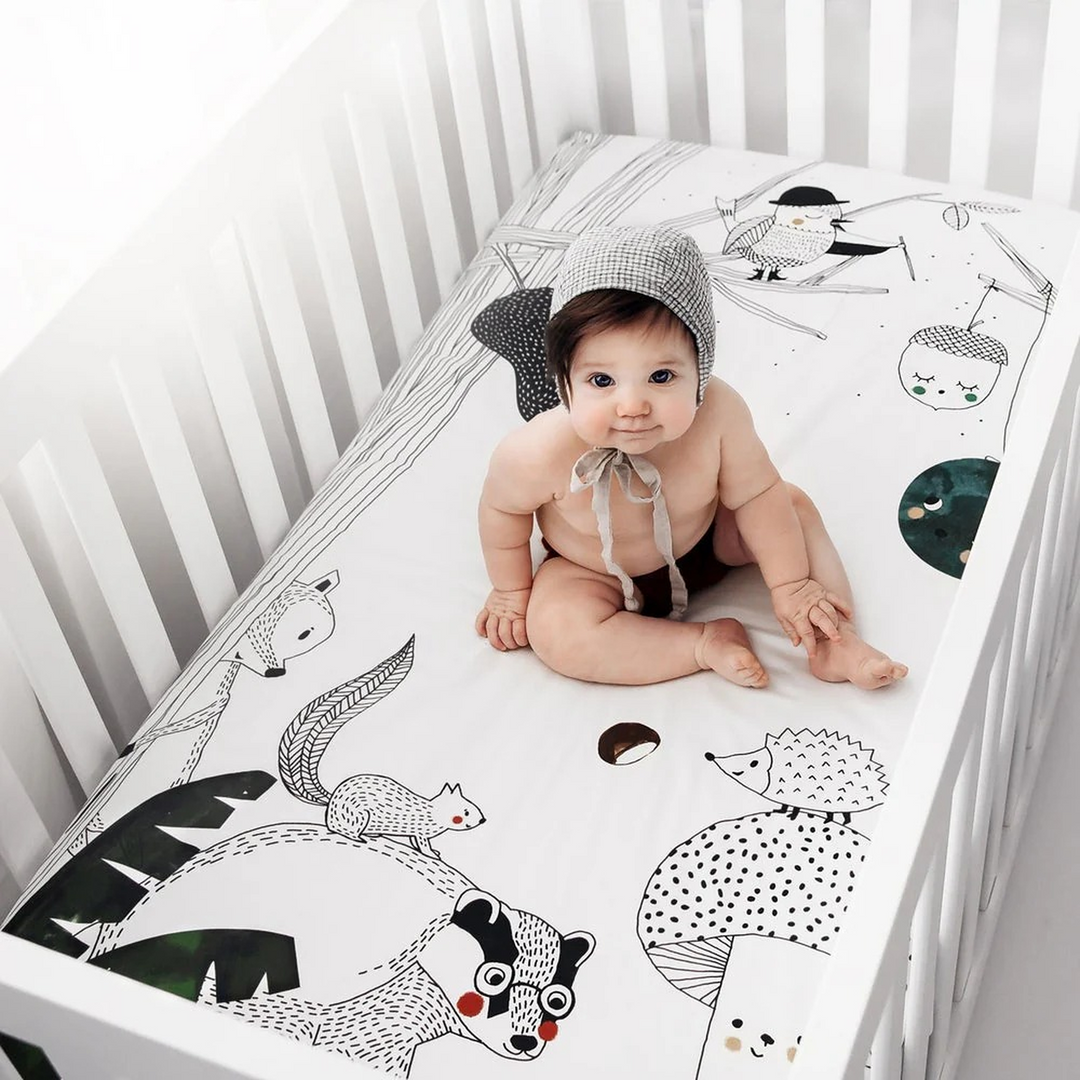 Rookie Humans Crib Fitted Sheet