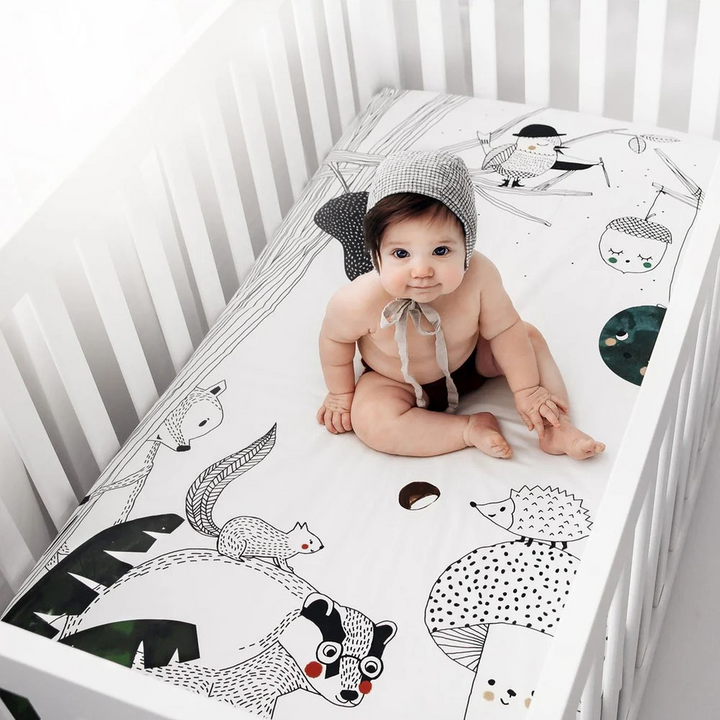 Rookie Humans Crib Fitted Sheet