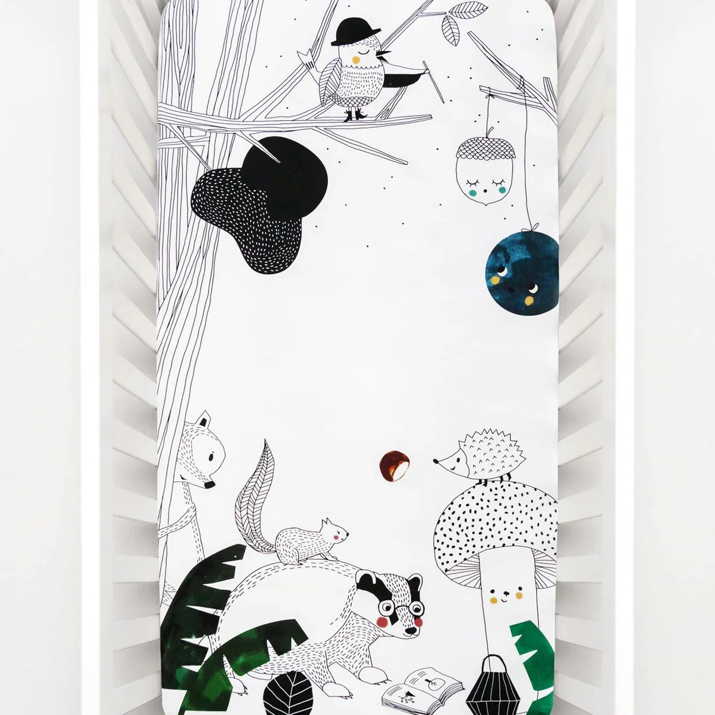 Rookie Humans Crib Fitted Sheet Rookie Humans Crib Fitted Sheet