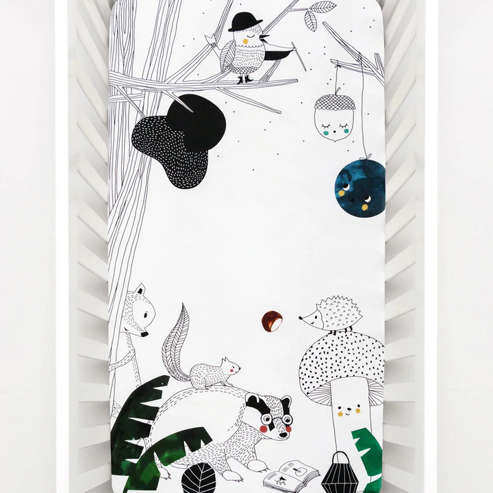 Rookie Humans Crib Fitted Sheet
