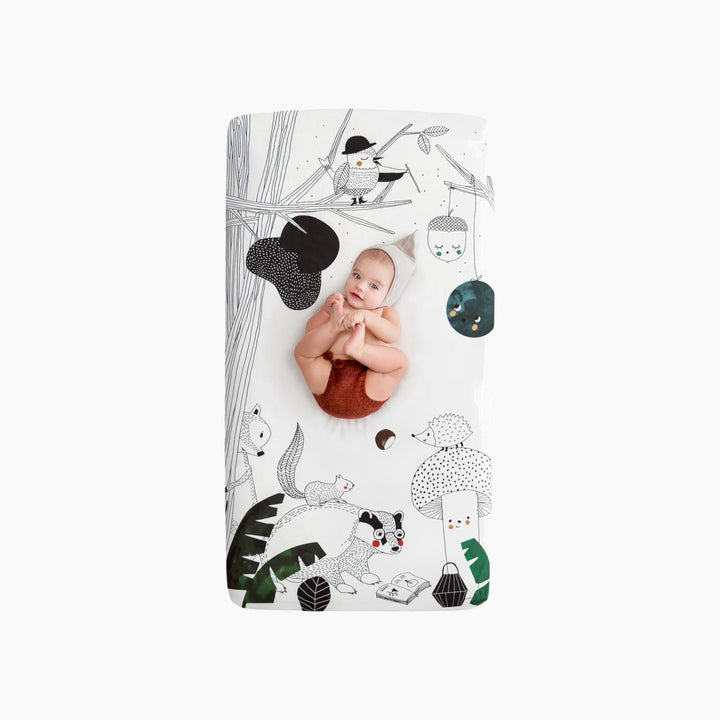 Rookie Humans Crib Fitted Sheet