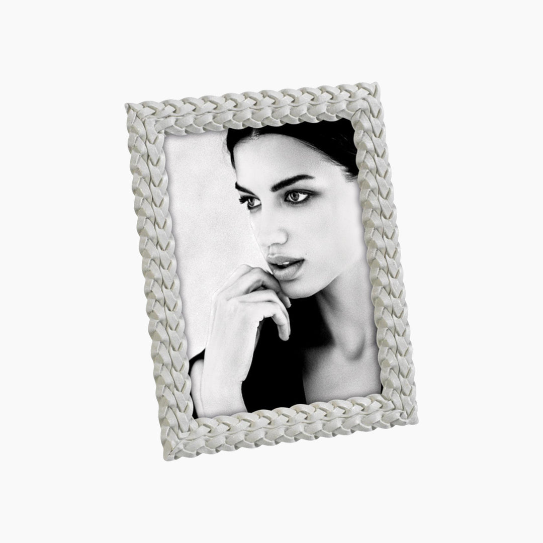 Mascagni woven resin photo frame for home decor