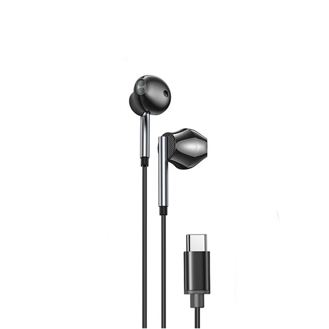 XO EP66 Hi-Fi Type-C Earphones - Black