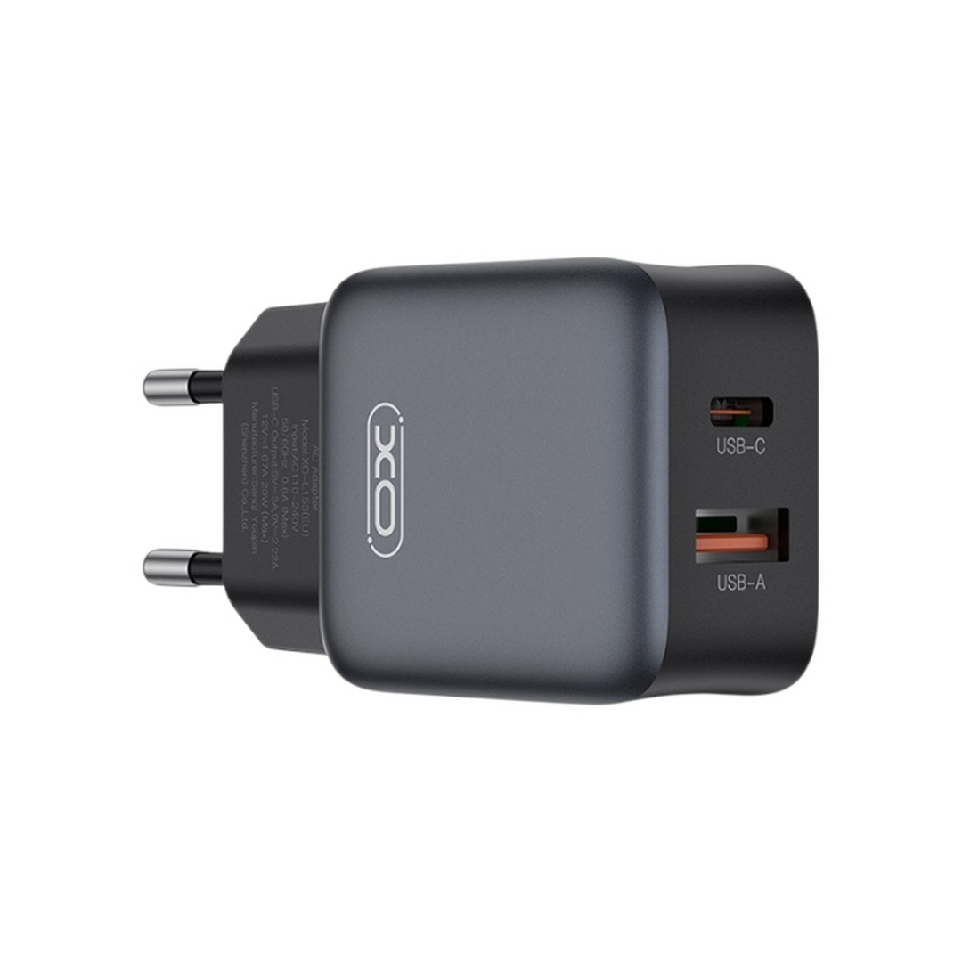 XO 30W USB-C + 18W USB GaN Adapter