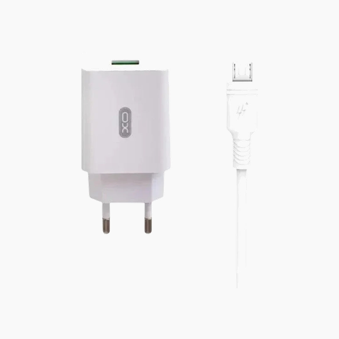 XO Micro-USB Charger with 18W Fast Charging Support