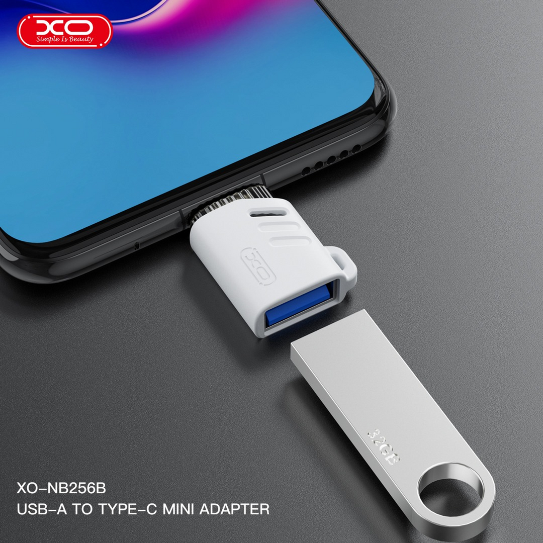 XO USB-A to USB-C OTG Adapter