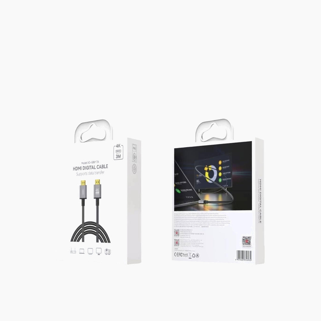 XO GB017A 4K 60Hz HDMI Cable - 3 m