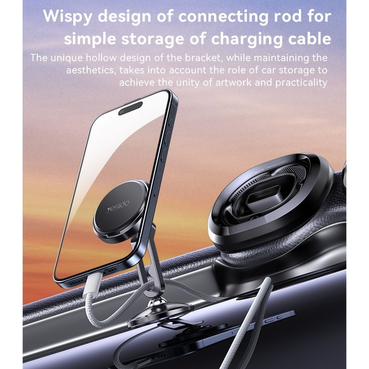 Yesido C210 Magnetic Car Phone Holder with 360° Rotation