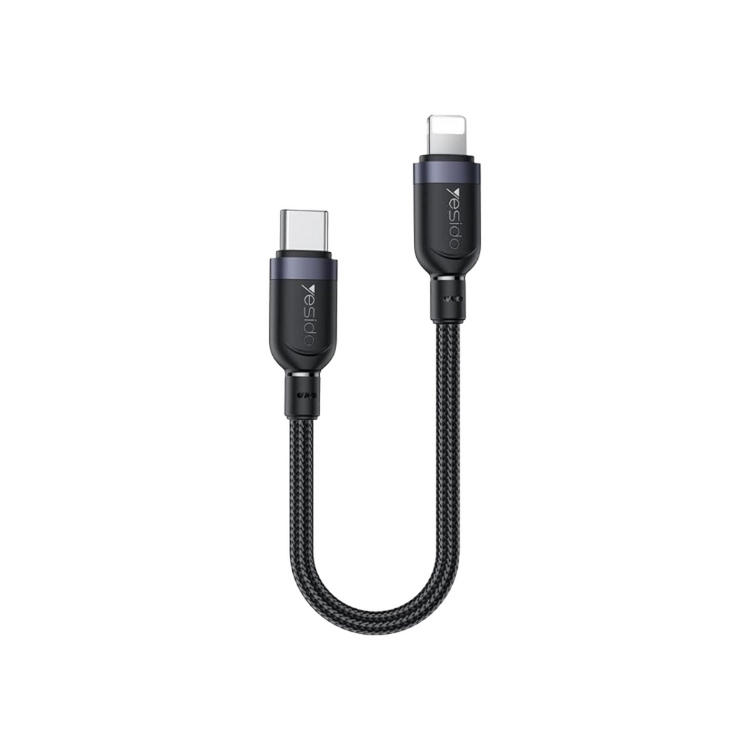 Yesido USB-C to Lightning 27W Fast Charging Cable - 30 cm