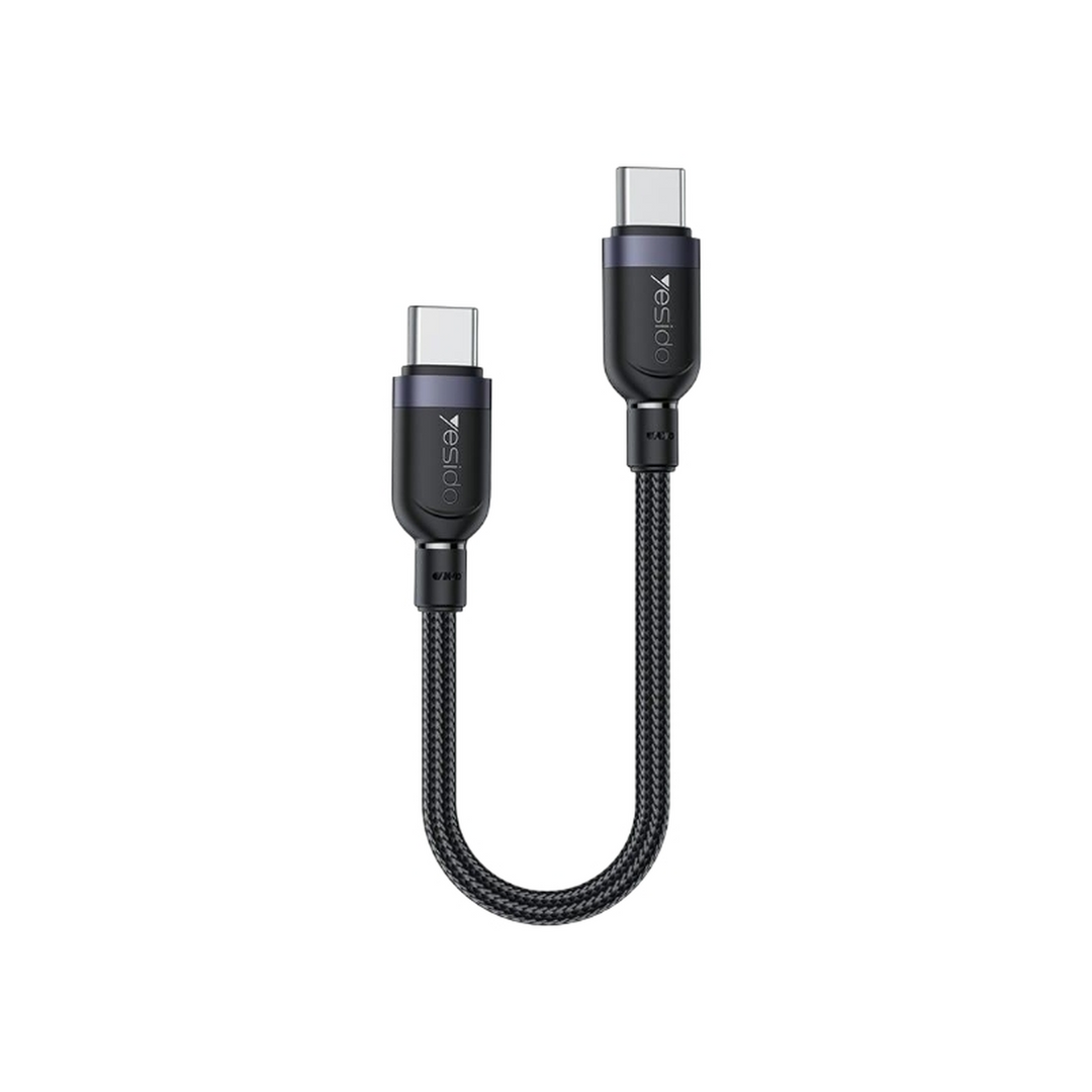 Yesido 30 cm USB-C to USB-C 60W Fast Charging Cable