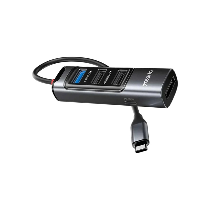 Yesido 5-in-1 Type-C Adapter with 4K Display