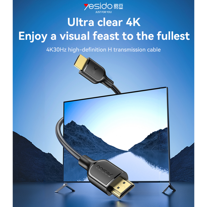 Yesido 4K HDMI to HDMI Cable - 1.8 m