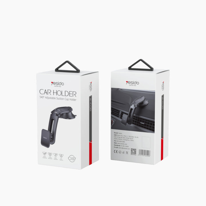 YESIDO C107 360 Degree Rotation Flexible Magnetic Car Phone Holder