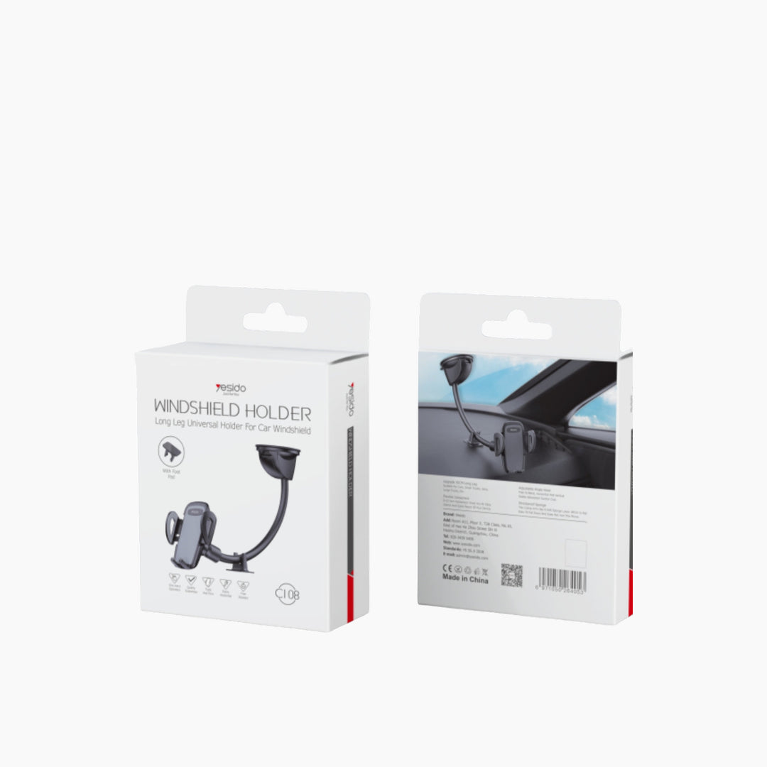YESIDO C108 Auto Expanding Clamp Arm Car Phone Holder