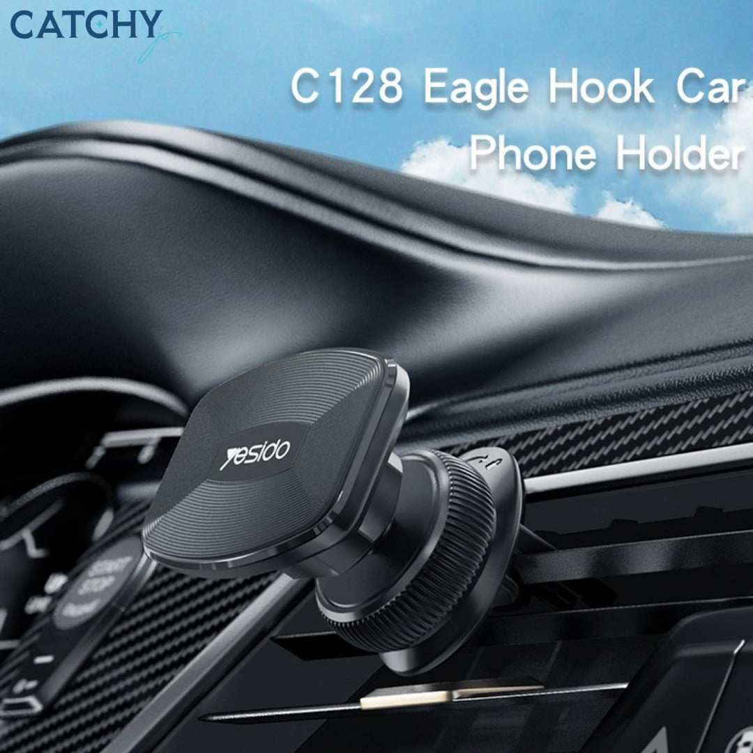 YESIDO C128 Magnetic 360 Rotation Air Vent Mobile Car Phone Holder