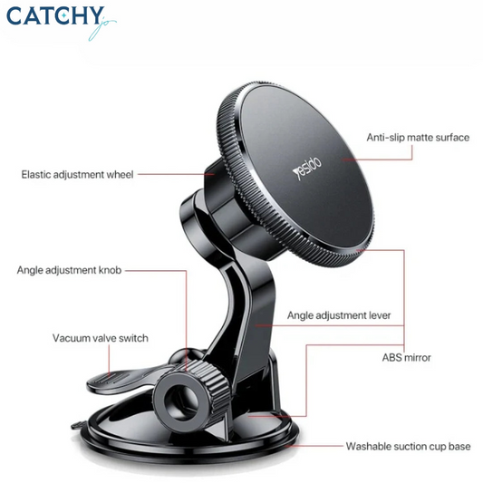 حامل هاتف سيارة مغناطيسي YESIDO C177 Mini Suction