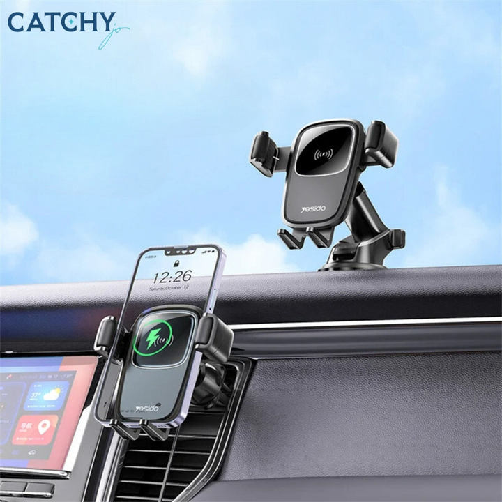 YESIDO C187 wireless charging car holder with MagSafe