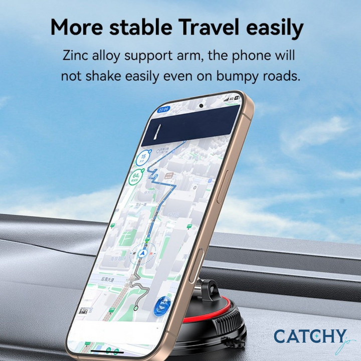YESIDO C219 360 Rotation &amp; Folding Zinc Magnetic Car Phone Holder