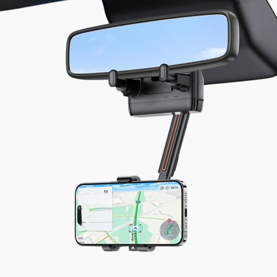 حامل هاتف السيارة YESIDO C265 بمرآة دوارة قابلة للتعديل 360 درجة