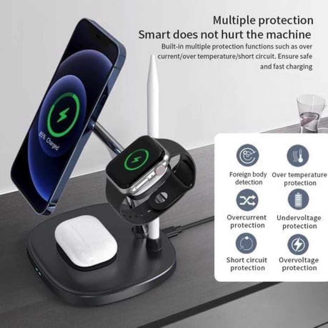 Yesido DS12 4-in-1 magnetic wireless charging stand