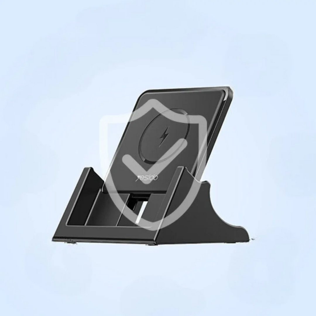 Yesido DS15 desktop wireless charger with detachable phone holder