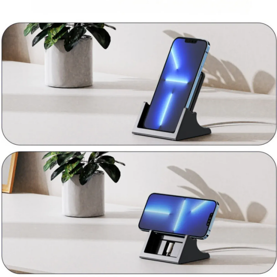 Yesido DS15 desktop wireless charger with detachable phone holder