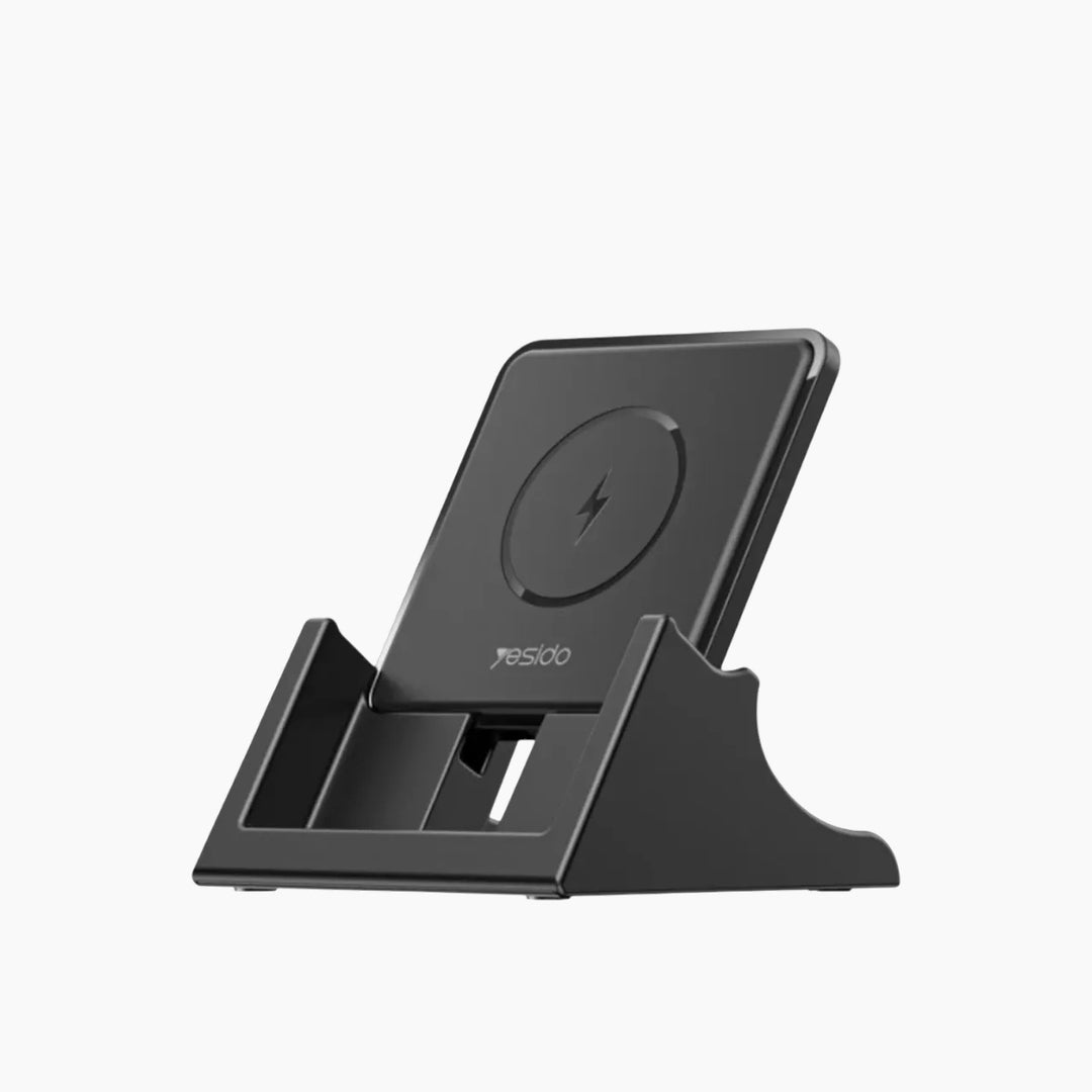 Yesido DS15 desktop wireless charger with detachable phone holder