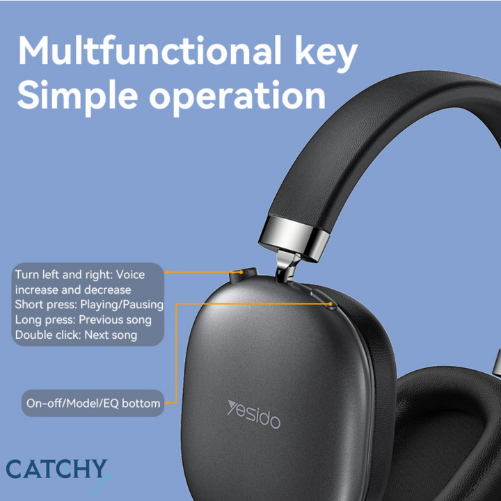 YESIDO EP05 wireless Bluetooth headset with ultra-long life battery