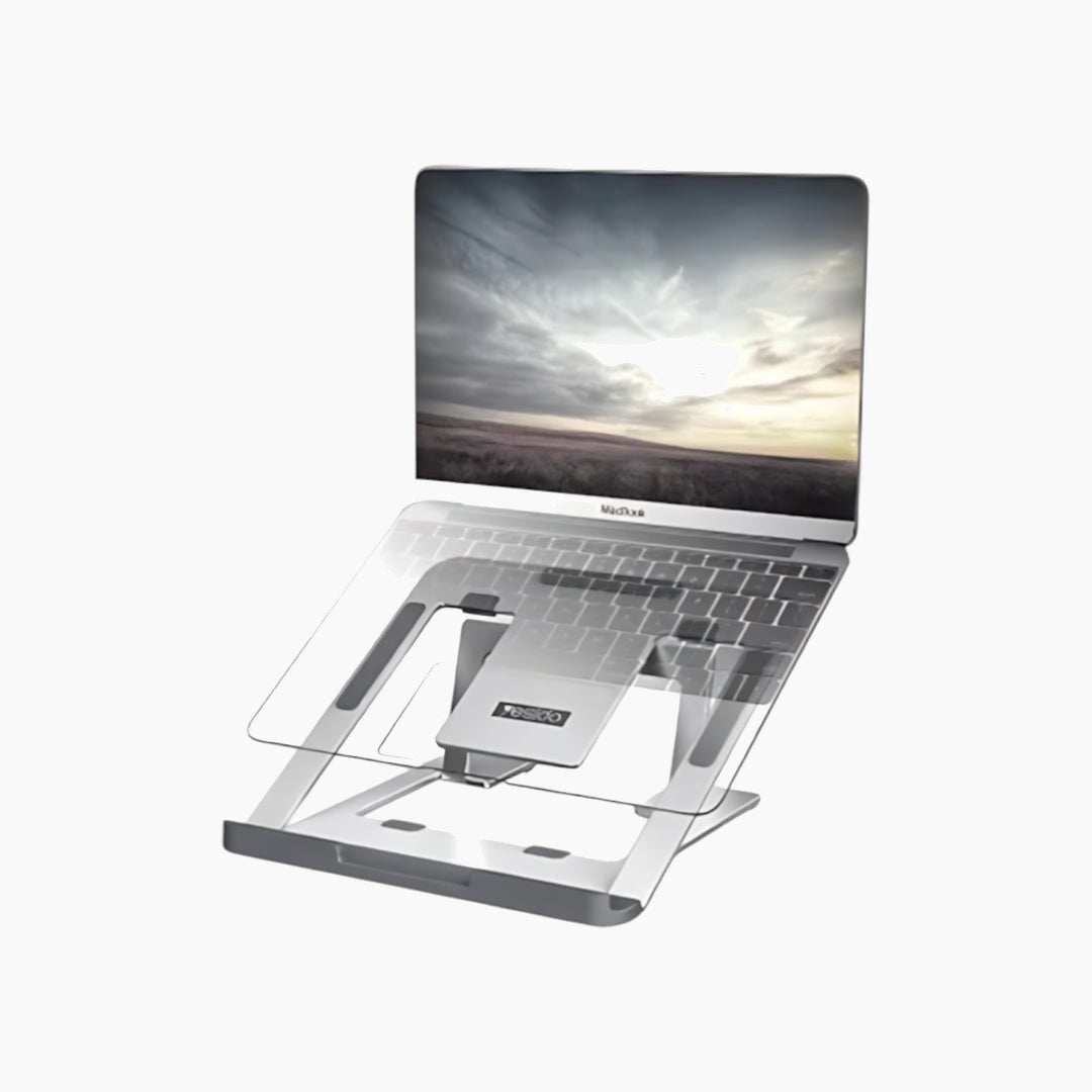 YESIDO LP02 folding laptop stand with 8-gear adjustment