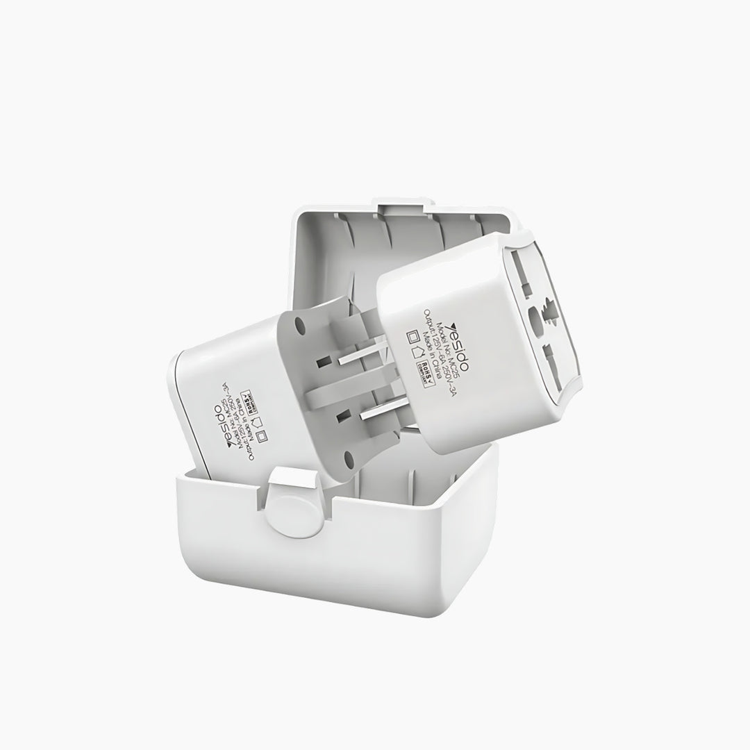 YESIDO MC25 Power Adapter with storage case