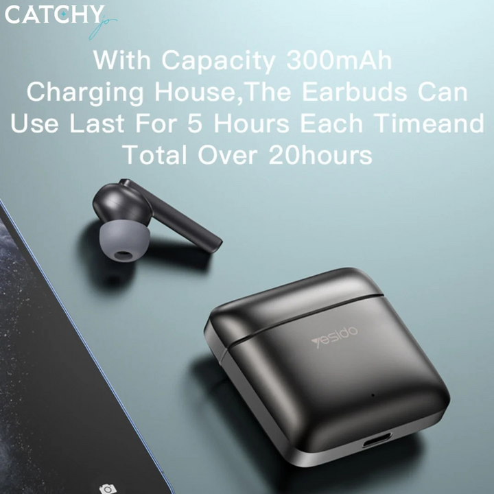 YESIDO TWS10 wireless earbuds with intuitive touch controls