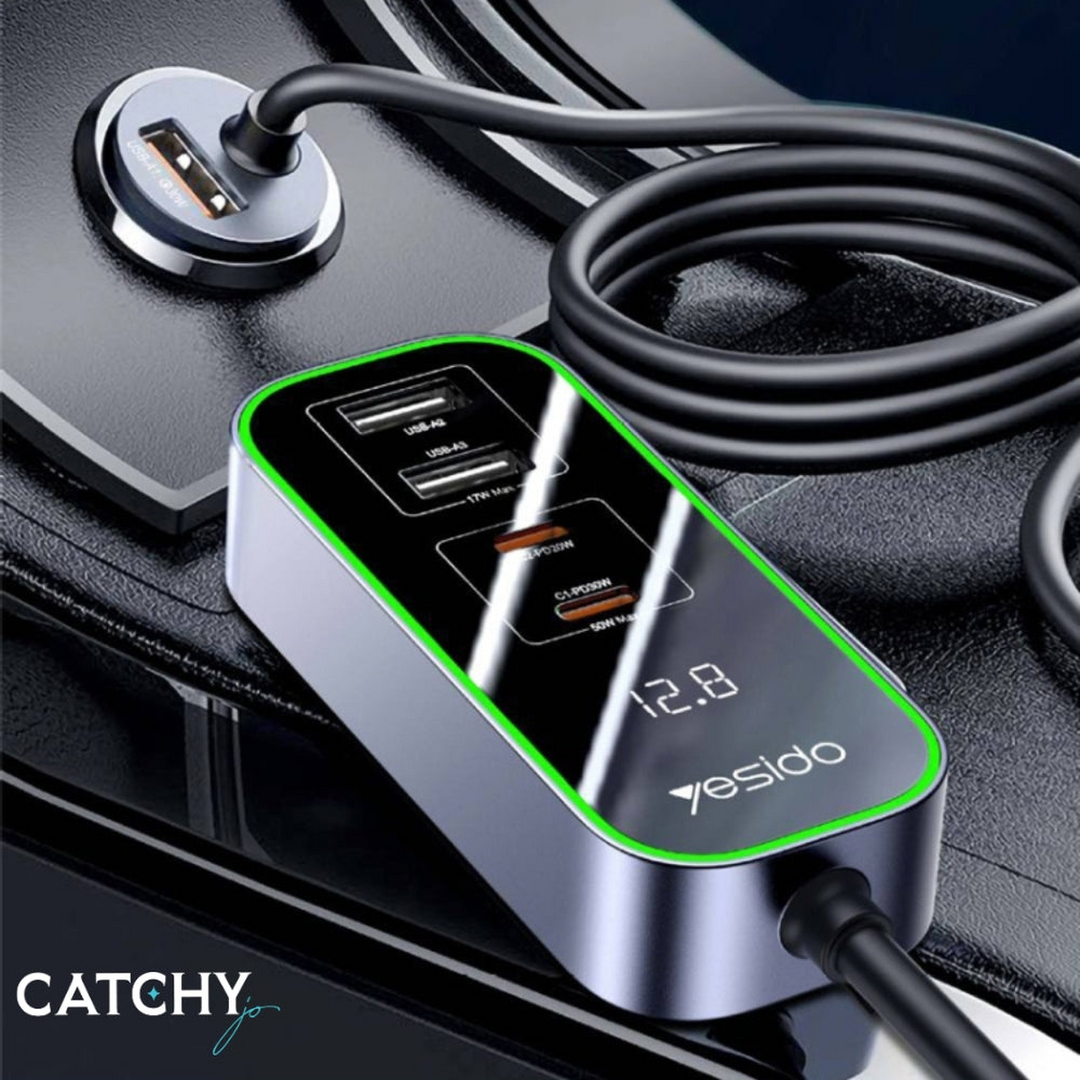 YESIDO Y53 Five Ports Car Charger (97W)