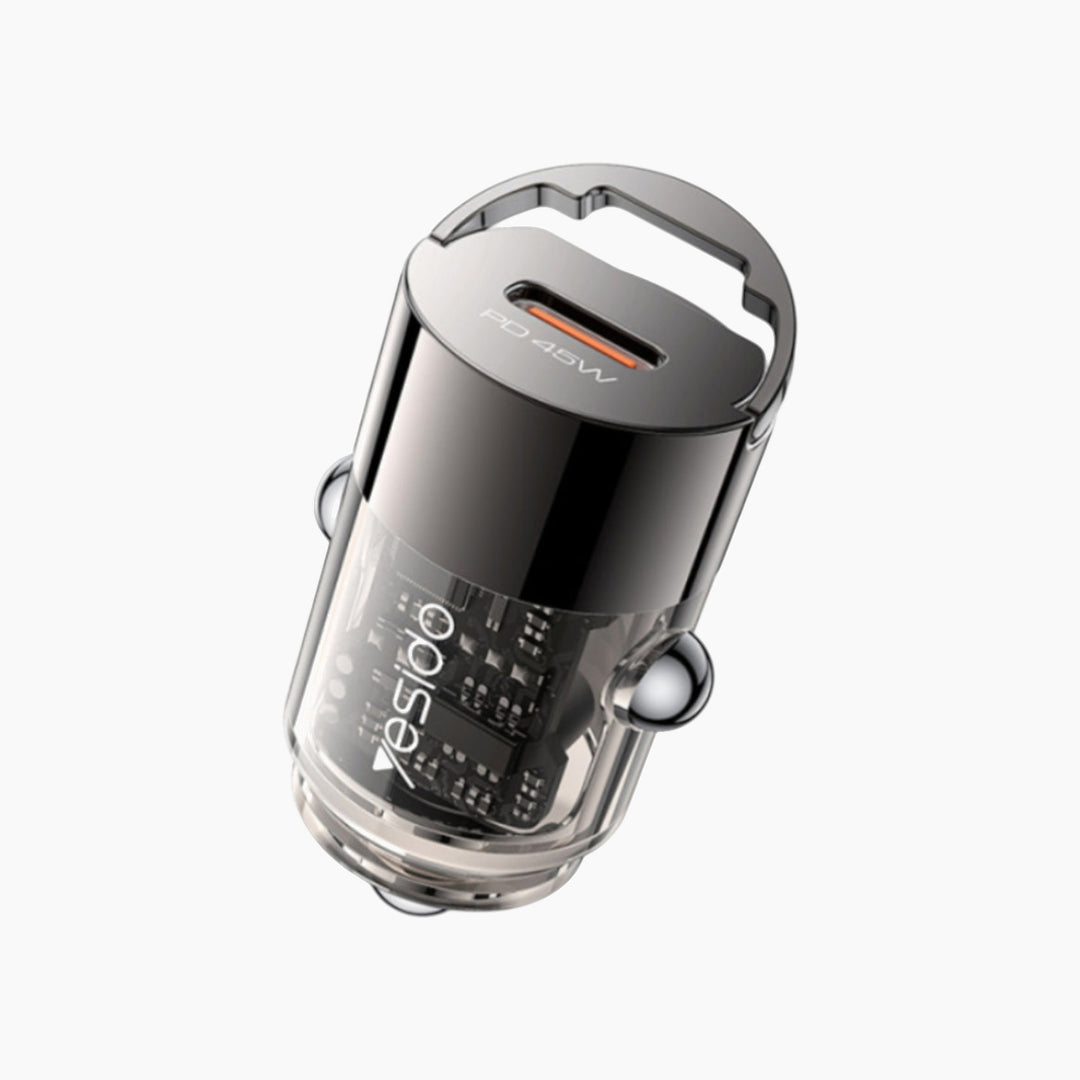 YESIDO Y67 Type-C Fast Charging Mini Car Charger (45W)