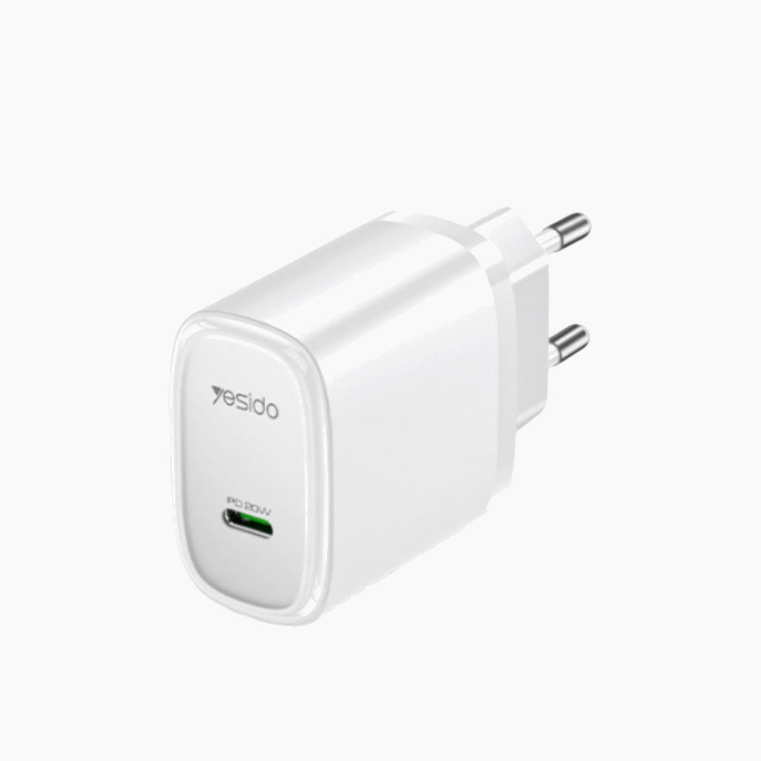 YESIDO YC57L 20W UK plug charging adapter